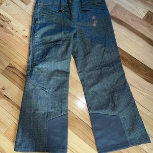 Athleta plaid ski pants